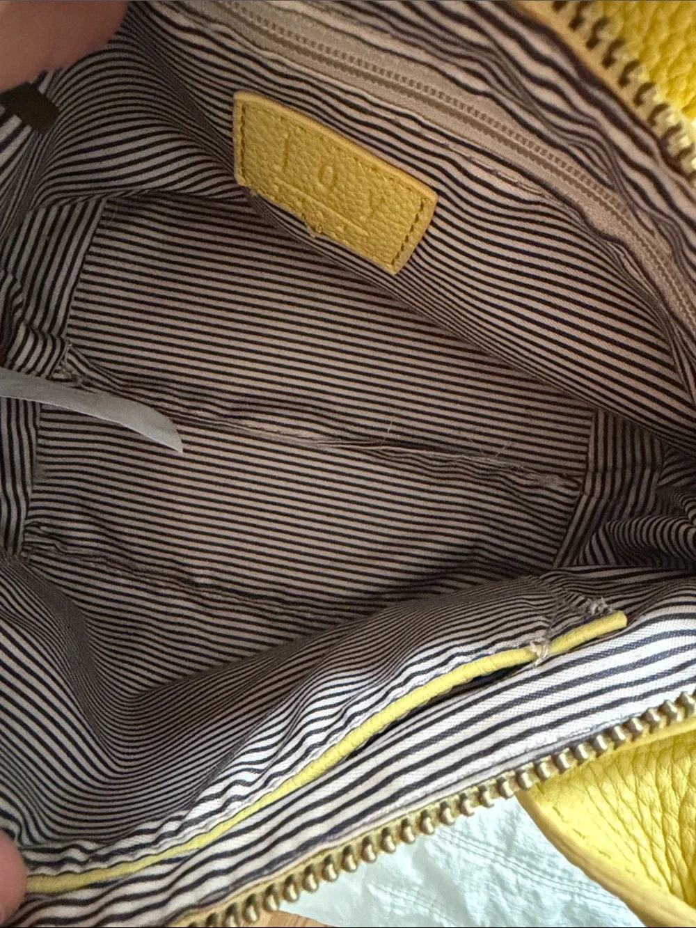 Yellow faux Leather Top-Handle Crossbody Bag
